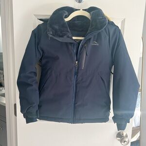 L.L. Bean Kids Navy Blue Ski Patrol Jacket